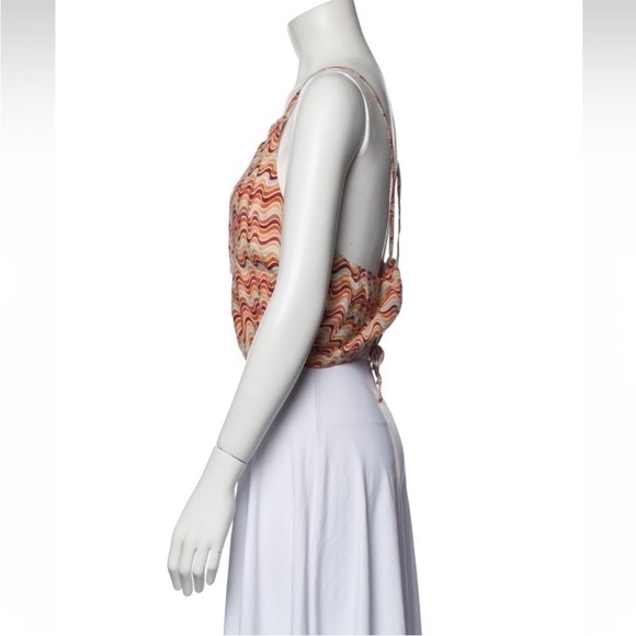 NWT Faithful the brand women’s halter crop top ottica top summer beach wear - Picture 4 of 10